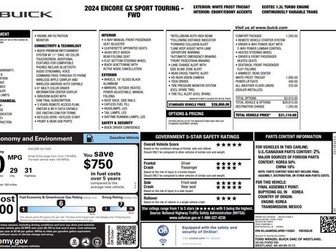 Used 2024 Buick Encore GX Sport Touring w/ Comfort Package FWD image 38