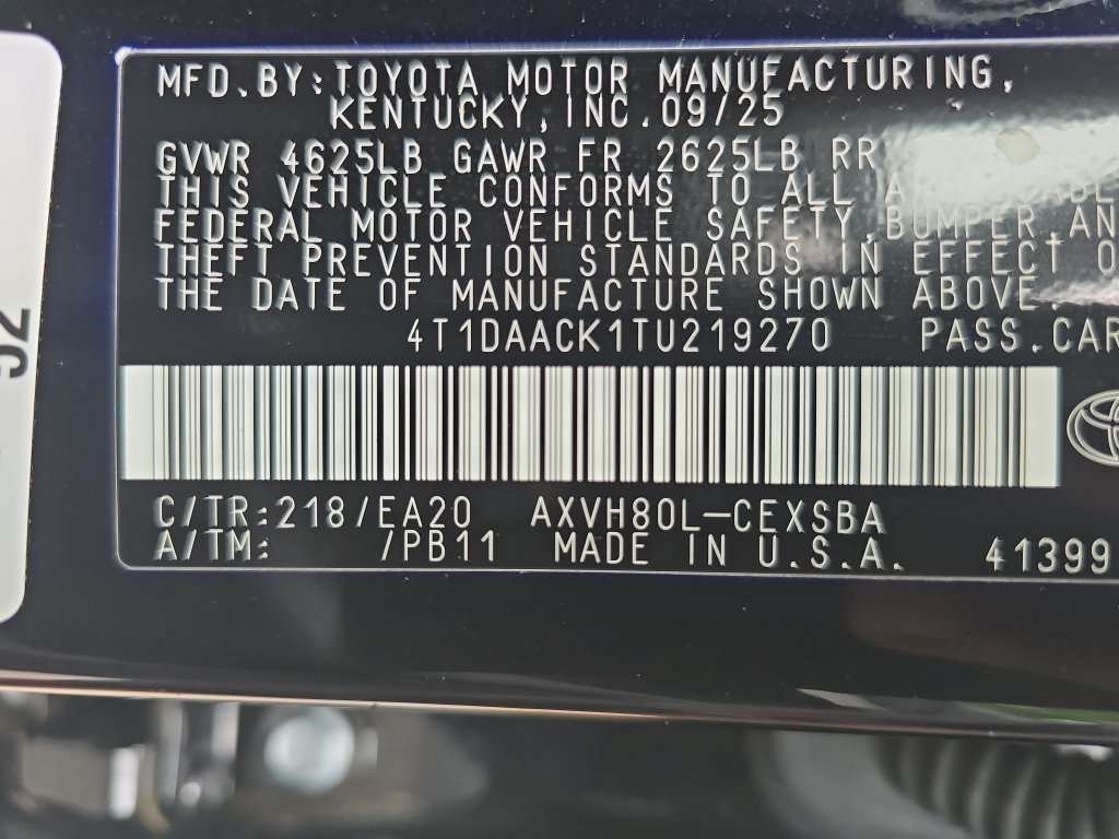 Used 2026 Toyota Camry SE w/ Multimedia Upgrade Package FWD image 37