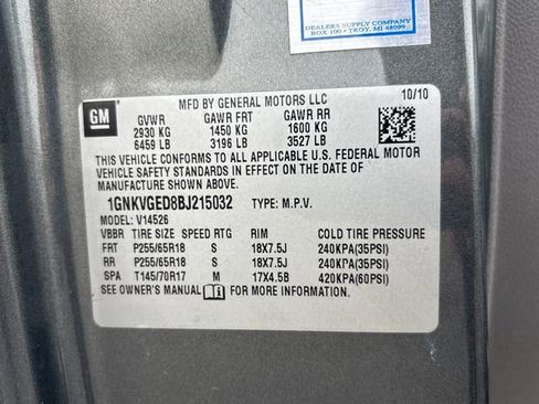 Used 2011 Chevrolet Traverse LT w/ Personal Connectivity Package image 25