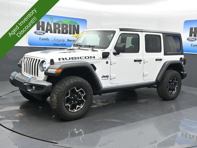 Used 2022 Jeep Wrangler Unlimited Rubicon 4xe AWD/4WD image 1