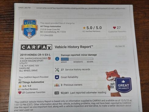 Used 2019 Honda CR-V EX-L image 40