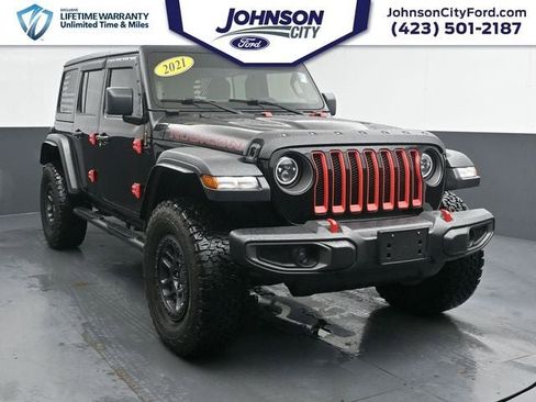 Used 2021 Jeep Wrangler Unlimited Rubicon w/ Xtreme Recon 35" Tire Package image 1