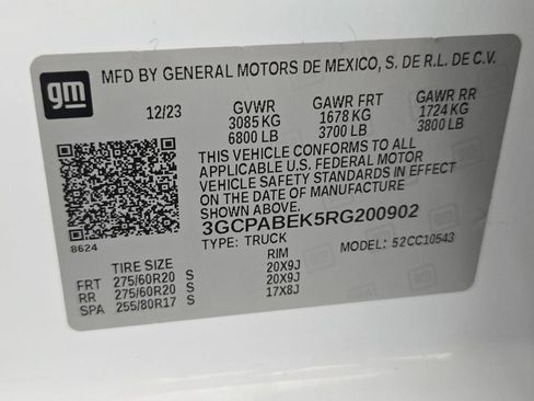Used 2024 Chevrolet Silverado 1500 Custom RWD image 38