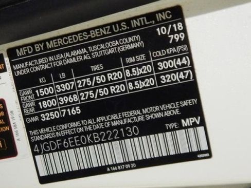 Used 2019 Mercedes-Benz GLS 450 4MATIC w/ Premium 1 Package image 16