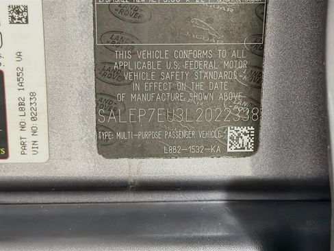 Certified 2020 Land Rover Defender 110 SE AWD/4WD image 34