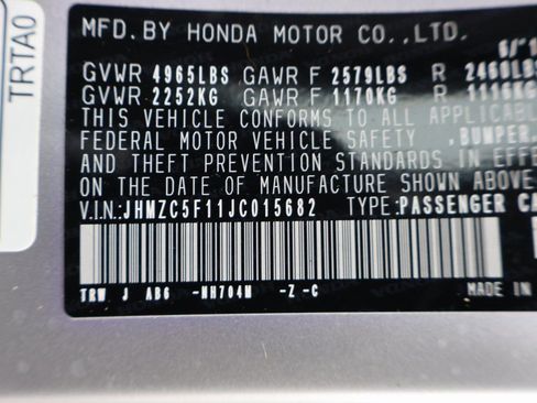 Certified 2018 Honda Clarity Plug-In Hybrid image 33