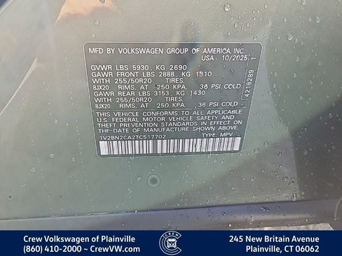 New 2026 Volkswagen Atlas SEL image 23