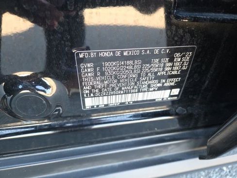 Certified 2024 Honda HR-V Sport image 16