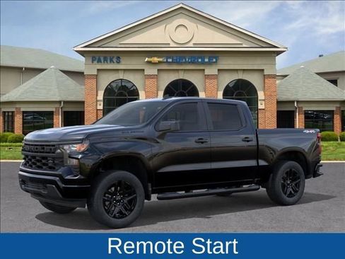 New 2026 Chevrolet Silverado 1500 Custom w/ Turbomax Blackout Package AWD/4WD image 3