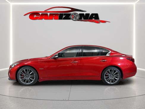 Used 2019 INFINITI Q50 Red Sport 400 w/ Sensory Package RWD image 6