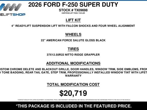Used 2026 Ford F250 Platinum w/ Platinum Plus Package AWD/4WD image 2