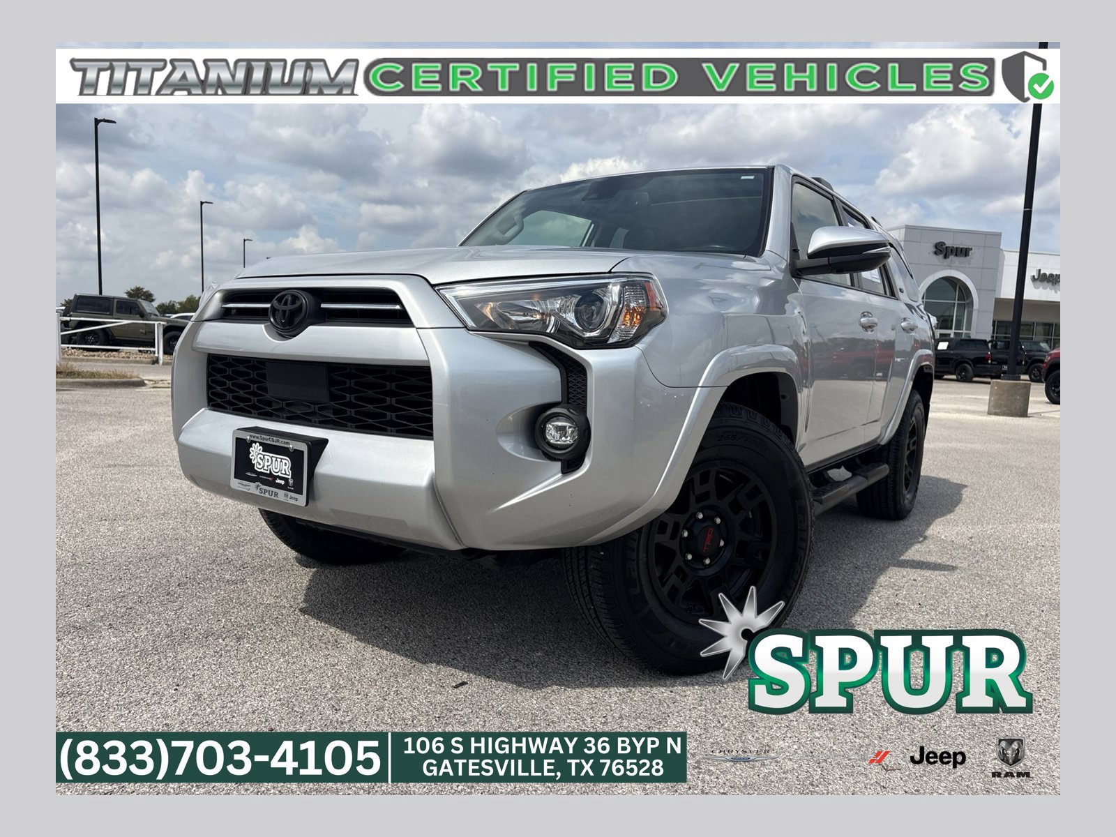 Used 2023 Toyota 4Runner SR5 Premium w/ Moonroof Package AWD/4WD 360° Tour