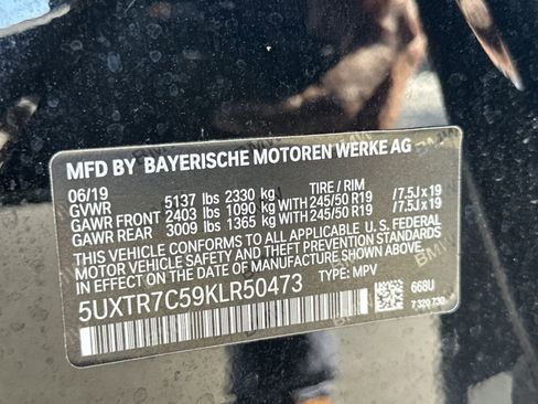 Used 2019 BMW X3 sDrive30i w/ Convenience Package image 30