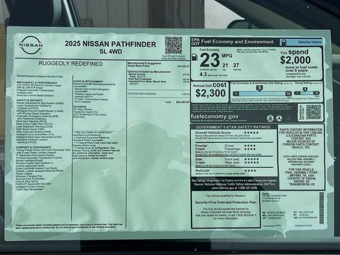 New 2025 Nissan Pathfinder SL image 6
