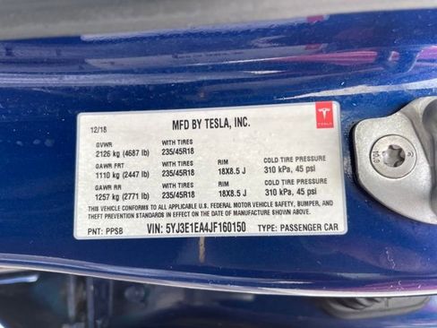 Used 2018 Tesla Model 3 Mid Range image 28