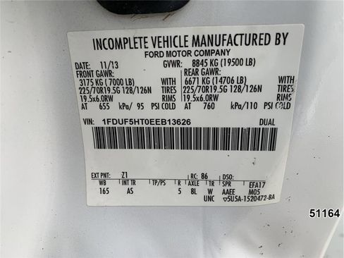 Used 2014 Ford F550 4x4 Regular Cab Super Duty image 24