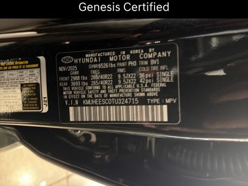 Certified 2026 Genesis GV80 3.5T Prestige AWD/4WD image 5
