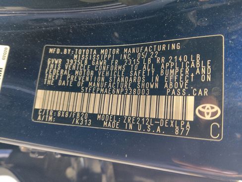 Used 2022 Toyota Corolla LE FWD image 33