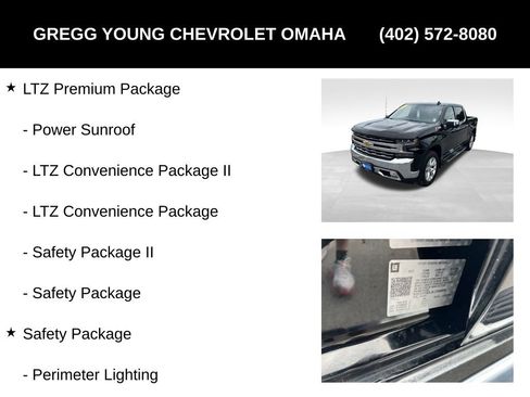 Used 2020 Chevrolet Silverado 1500 LTZ w/ LTZ Premium Package AWD/4WD image 11