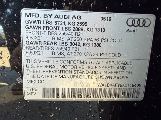 Used 2019 Audi SQ5 Premium Plus w/ Premium Plus Package AWD/4WD image 14