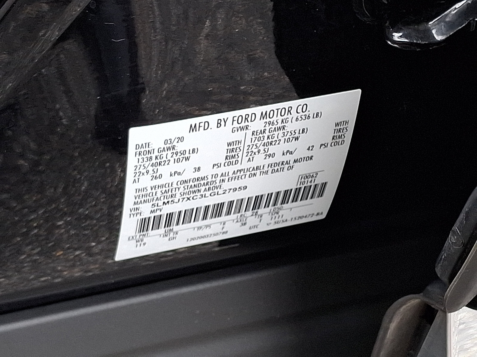 Used 2020 Lincoln Aviator Reserve w/ Equipment Group 202A AWD/4WD image 30