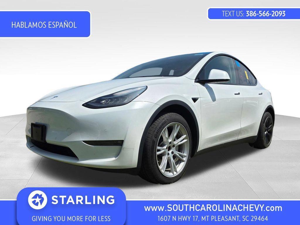 Used 2021 Tesla Model Y Long Range AWD/4WD image 1
