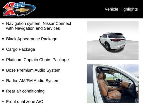 Used 2024 Nissan Pathfinder Platinum AWD/4WD image 2