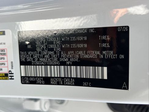 New 2026 Lexus NX 350h FWD w/ Accessory Package (Z2) image 25