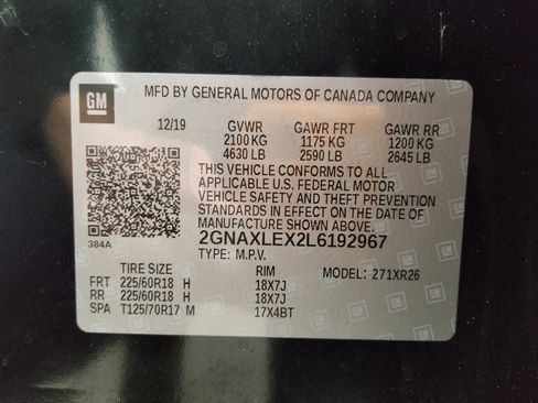 Used 2020 Chevrolet Equinox LT FWD image 33