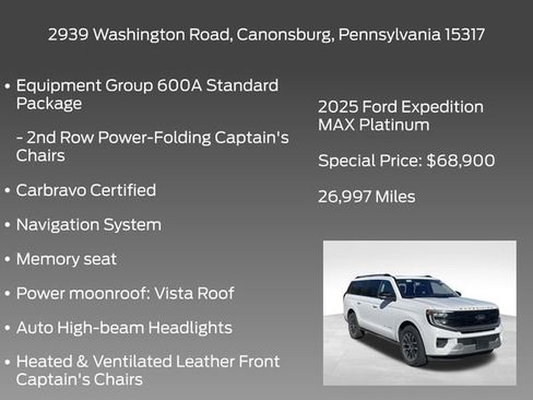 Used 2025 Ford Expedition Max Platinum image 5