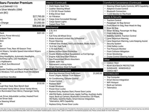 Used 2021 Subaru Forester Premium image 5