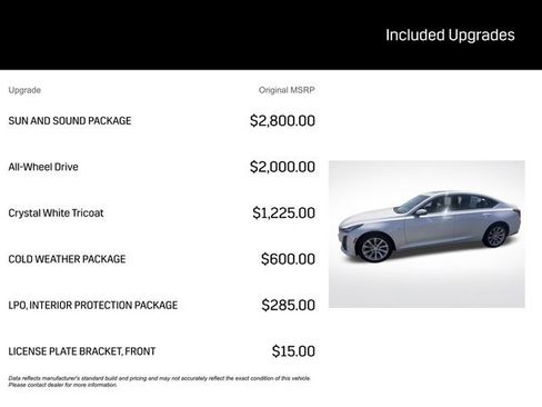 Certified 2023 Cadillac CT5 Luxury w/ Sun And Sound Package AWD/4WD image 3