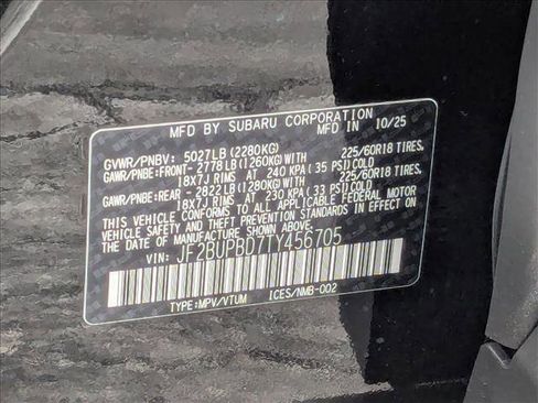 New 2026 Subaru Outback Premium image 19