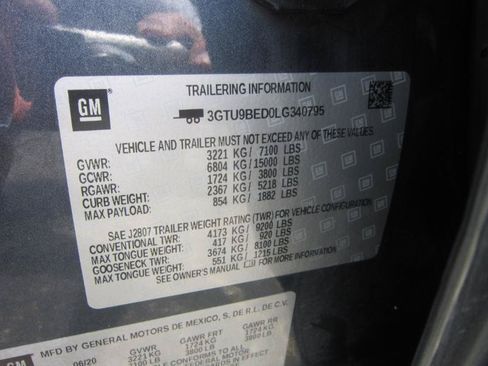 Used 2020 GMC Sierra 1500 SLE w/ SLE Value Package AWD/4WD image 40
