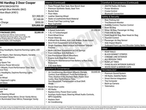 Used 2019 MINI Cooper 2-Door Hardtop w/ Premium Package image 3