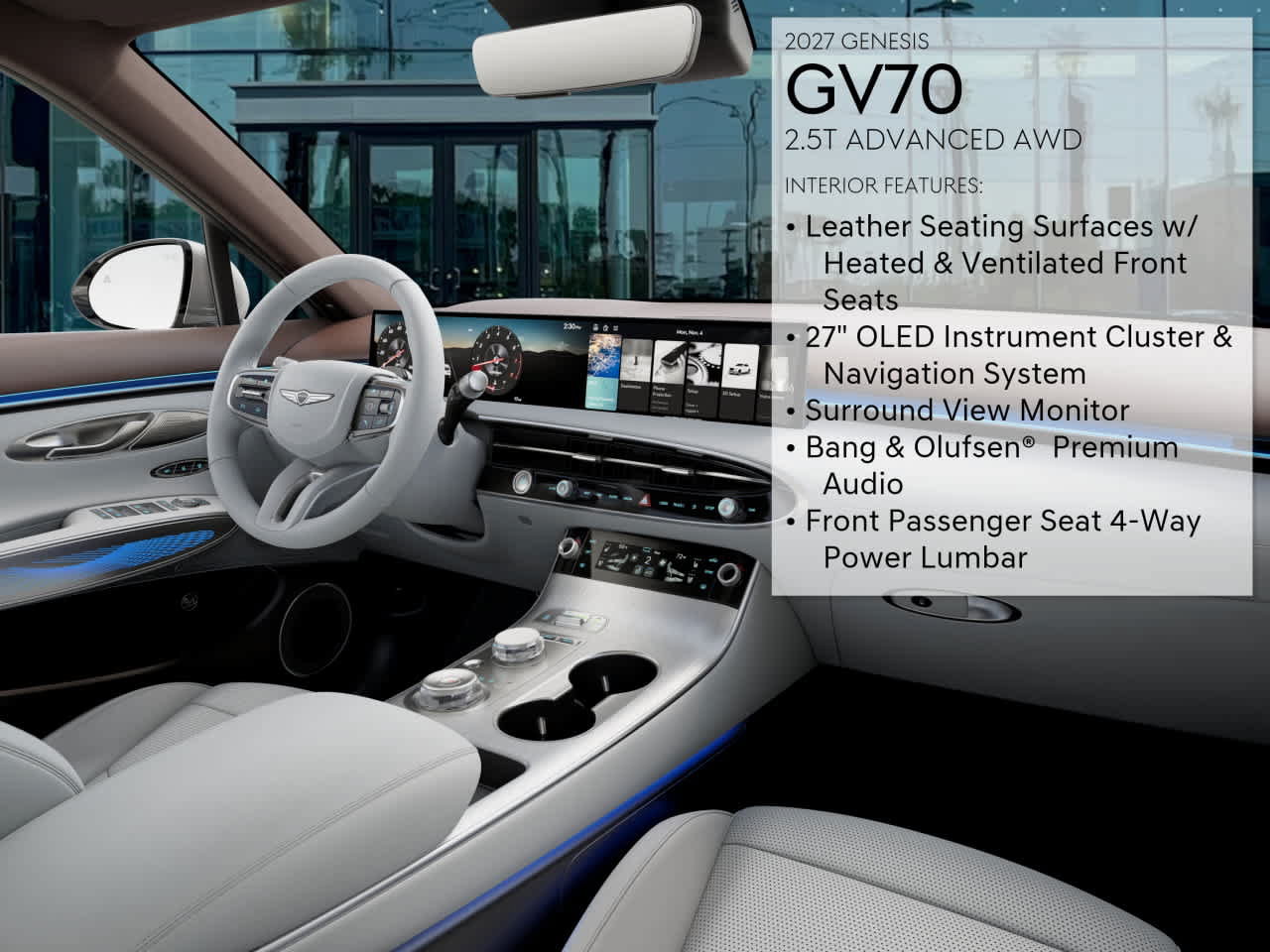 New 2027 Genesis GV70 2.5T Advanced AWD/4WD image 17