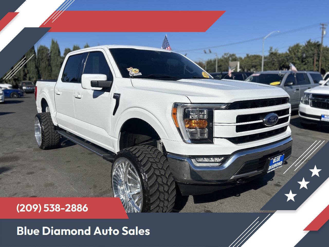 Used 2021 Ford F150 Lariat AWD/4WD image 1