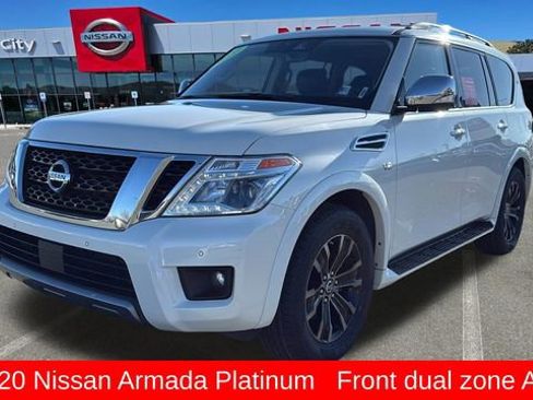 Used 2020 Nissan Armada Platinum w/ Captain's Chairs Package image 7