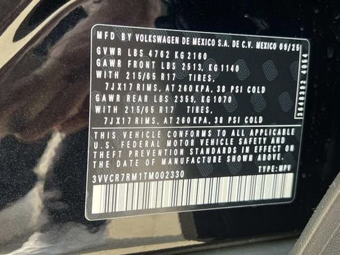 New 2026 Volkswagen Tiguan S FWD image 25