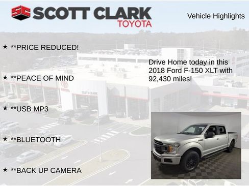Used 2018 Ford F150 XLT w/ Equipment Group 302A Luxury image 8