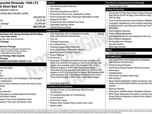 Used 2023 Chevrolet Silverado 1500 LTZ AWD/4WD image 10