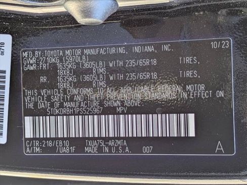 Certified 2023 Toyota Highlander XLE AWD/4WD image 26