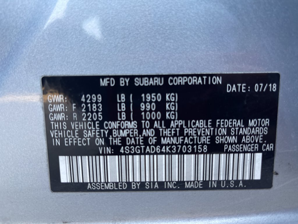 Used 2019 Subaru Impreza 2.0i Premium w/ Eyesight & BSD/Rcta & SRF AWD/4WD image 6