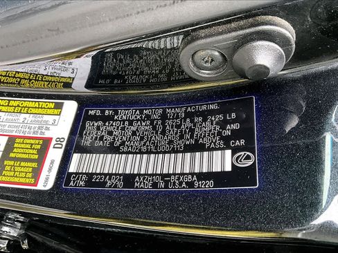 Used 2020 Lexus ES 300h w/ Premium Package FWD image 36