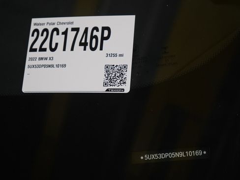 Used 2022 BMW X3 xDrive30i w/ Premium Package 2 image 29