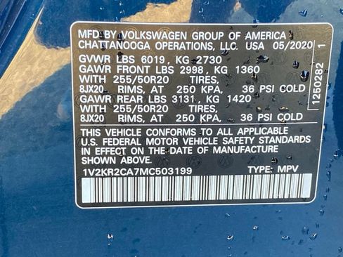 Used 2021 Volkswagen Atlas SE w/ Panoramic Sunroof Package AWD/4WD image 33