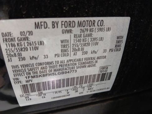 Used 2020 Ford Explorer Limited AWD/4WD image 10