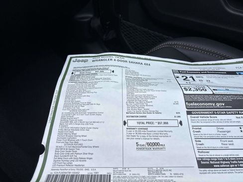 New 2026 Jeep Wrangler Unlimited Sahara image 10