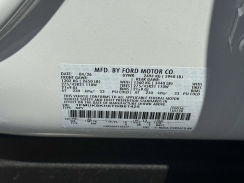New 2026 Ford Explorer ST-Line w/ ST-Line Street Pack AWD/4WD image 18