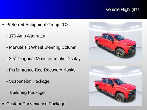 Used 2019 Chevrolet Silverado 1500 Custom Trail Boss w/ Custom Convenience Package AWD/4WD image 16